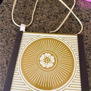 Gold and Brown Electric Hot Plate warmer warming tray vintage